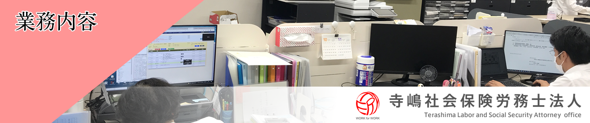 寺嶋社会保険労務士法人：業務内容